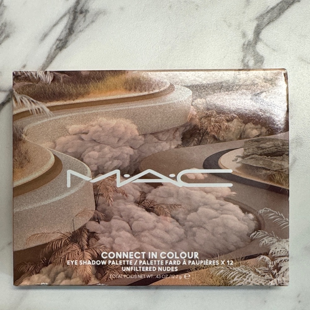 NWT MAC Cosmetics Connect In Colour Eyeshadow Palette - Rose Gold & Nude Tones - Picture 4 of 6